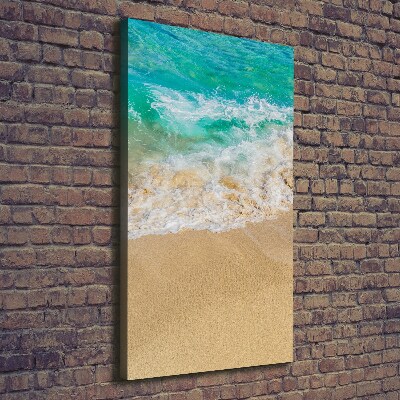 Wandbild vertikales Strand und Meer