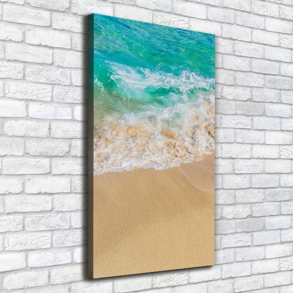 Wandbild vertikales Strand und Meer
