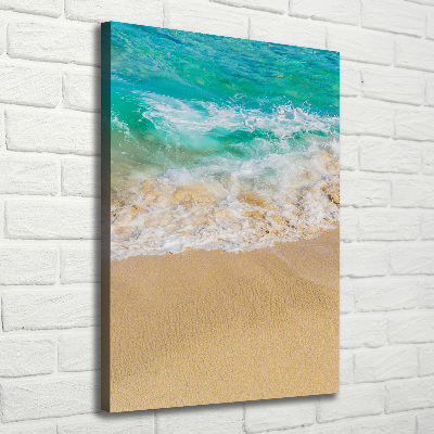 Wandbild vertikales Strand und Meer
