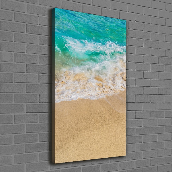 Wandbild vertikales Strand und Meer