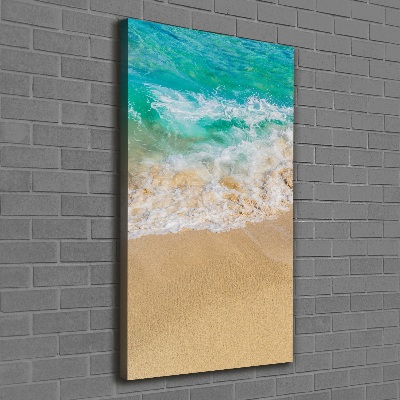 Wandbild vertikales Strand und Meer