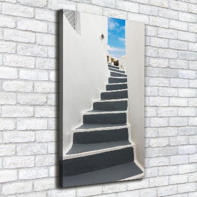 Foto leinwand vertikales Santorini, Griechenland