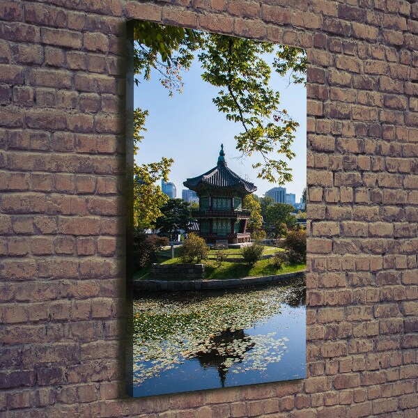 Wandbild vertikales Südkorea