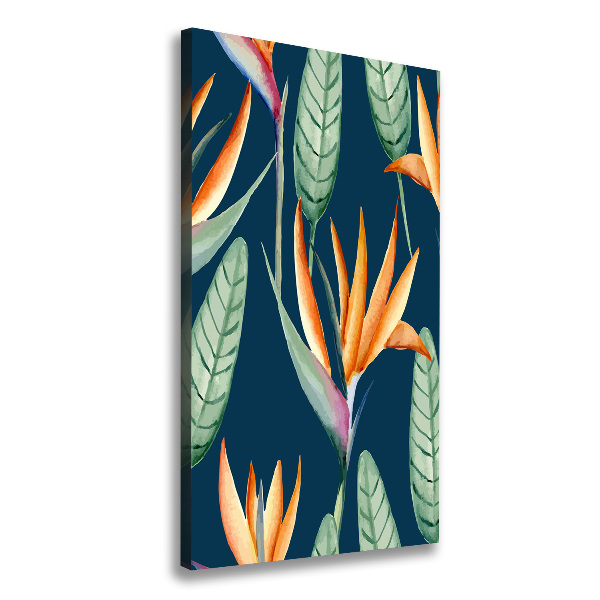 Foto leinwand vertikales Strelitzia reginae