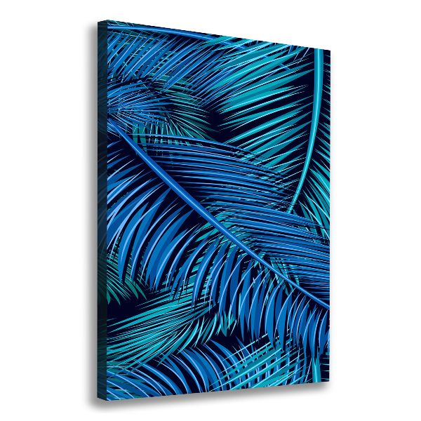 Foto auf leinwand vertikales Palmenblätter