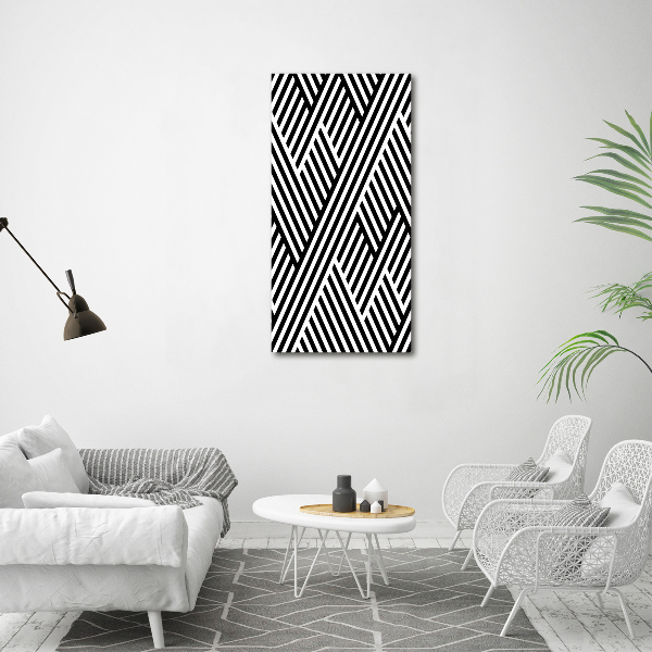 Wandbild vertikales Geometrischer Hintergrund