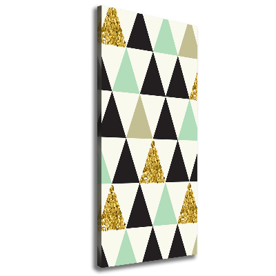 Wandbild vertikales Bunte Dreiecke