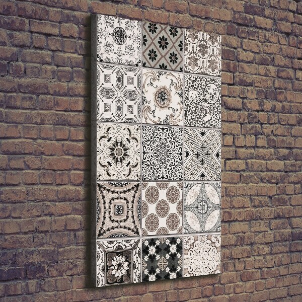 Foto leinwand vertikales Keramikfliesen