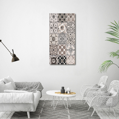 Foto leinwand vertikales Keramikfliesen