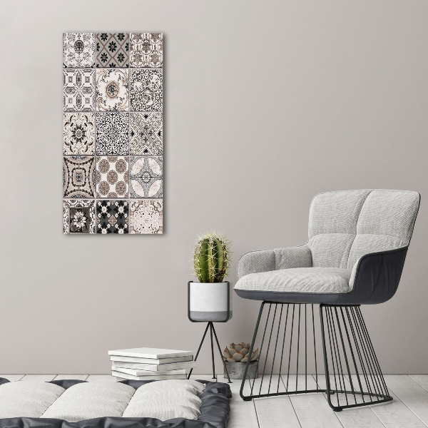 Foto leinwand vertikales Keramikfliesen