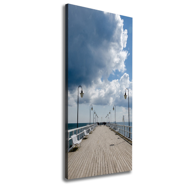 Foto auf leinwand vertikales Pier in Orłowo
