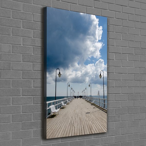 Foto auf leinwand vertikales Pier in Orłowo
