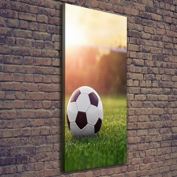 Foto auf leinwand vertikales Fußball