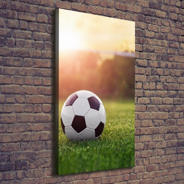 Foto auf leinwand vertikales Fußball
