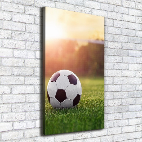 Foto auf leinwand vertikales Fußball