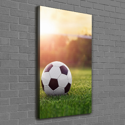 Foto auf leinwand vertikales Fußball