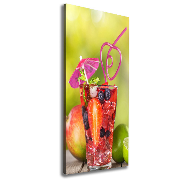 Wandbild vertikales Fruchtcocktail
