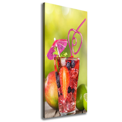 Wandbild vertikales Fruchtcocktail