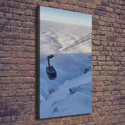 Foto auf leinwand vertikales Achterbahn