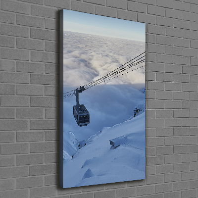 Foto auf leinwand vertikales Achterbahn