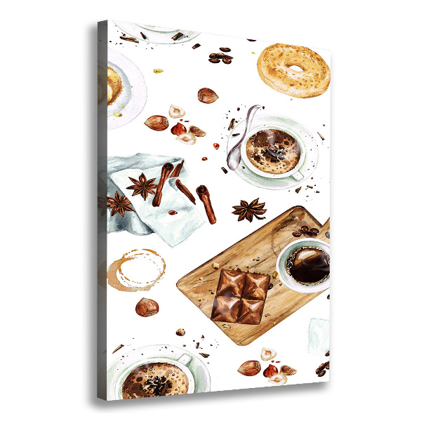 Foto auf leinwand vertikales Frühstück