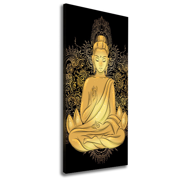 Foto auf leinwand vertikales Buddha und Mandala