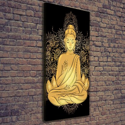 Foto auf leinwand vertikales Buddha und Mandala