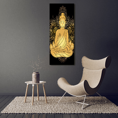Foto auf leinwand vertikales Buddha und Mandala