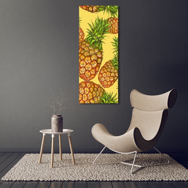 Wandbild vertikales Ananas