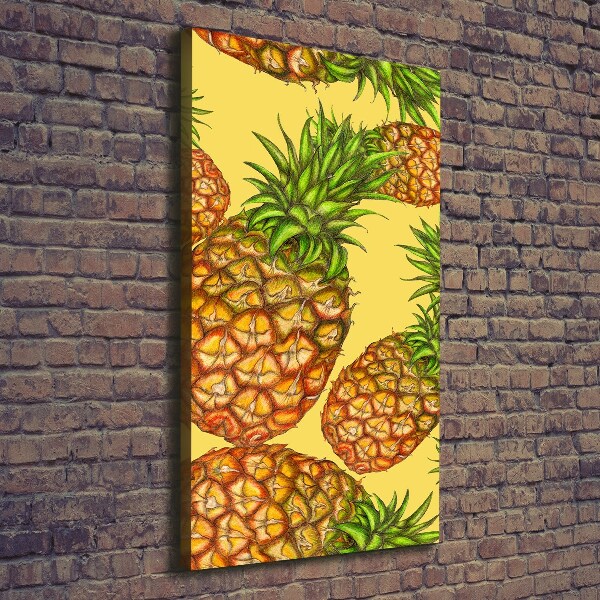 Wandbild vertikales Ananas