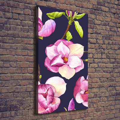 Wandbild vertikales Magnolie