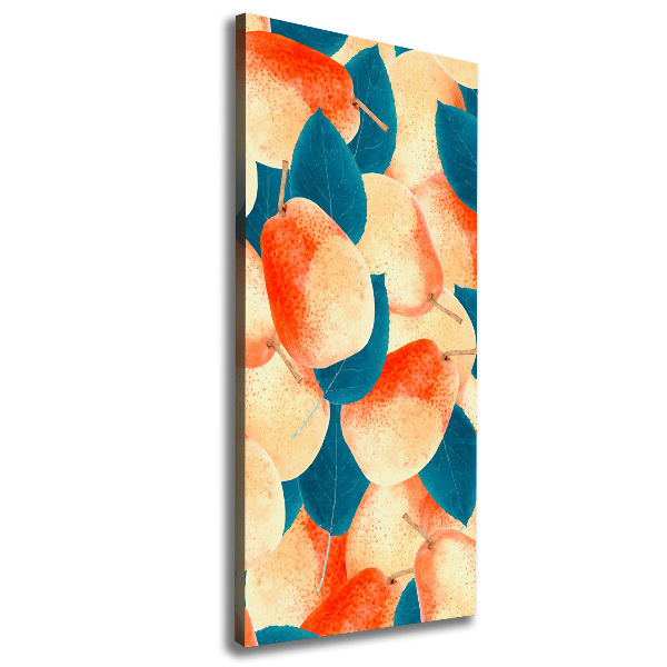 Foto leinwand vertikales Birnen