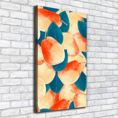 Foto leinwand vertikales Birnen