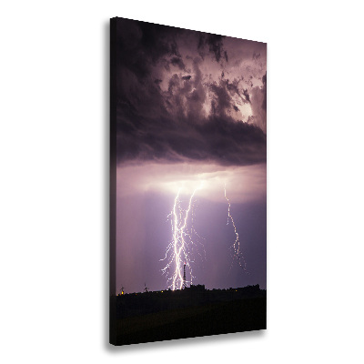 Wandbild vertikales Gewitter