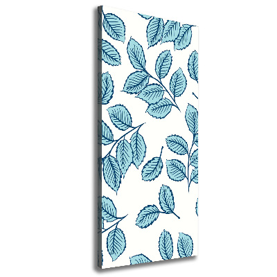 Wandbild vertikales Blätter