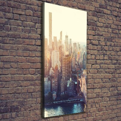 Foto leinwand vertikales New York aus der Vogelperspektive