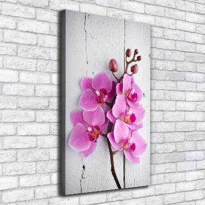 Foto auf leinwand vertikales Rosa Orchidee