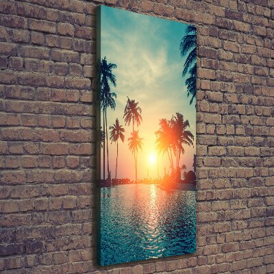 Wandbild vertikales Tropischer Strand