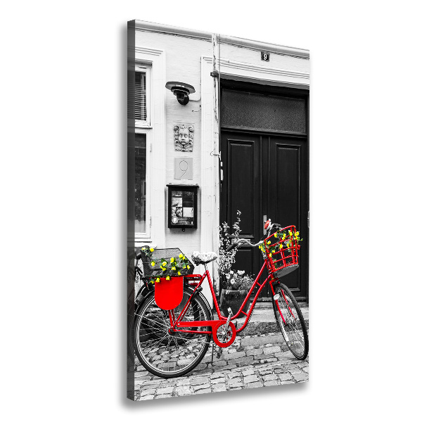 Wandbild vertikales Citybike