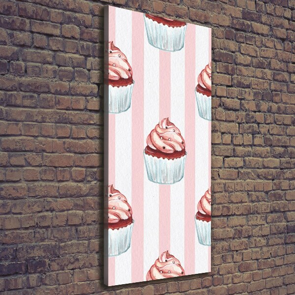 Foto leinwand vertikales Cupcakes