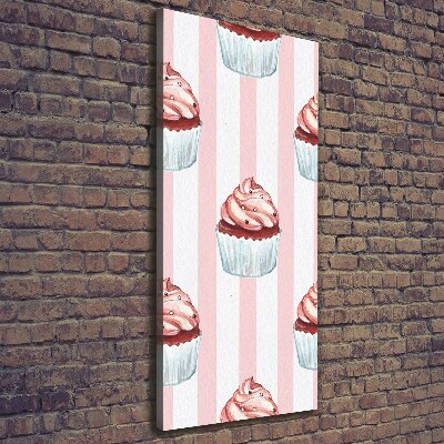 Foto leinwand vertikales Cupcakes