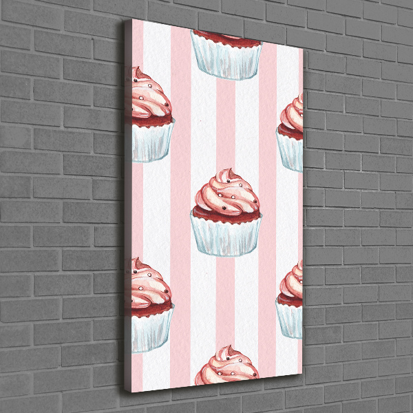 Foto leinwand vertikales Cupcakes