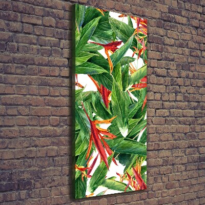 Wandbild vertikales Strelitzia reginae