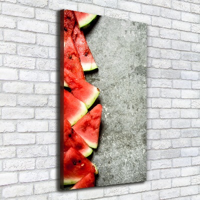 Foto auf leinwand vertikales Wassermelone
