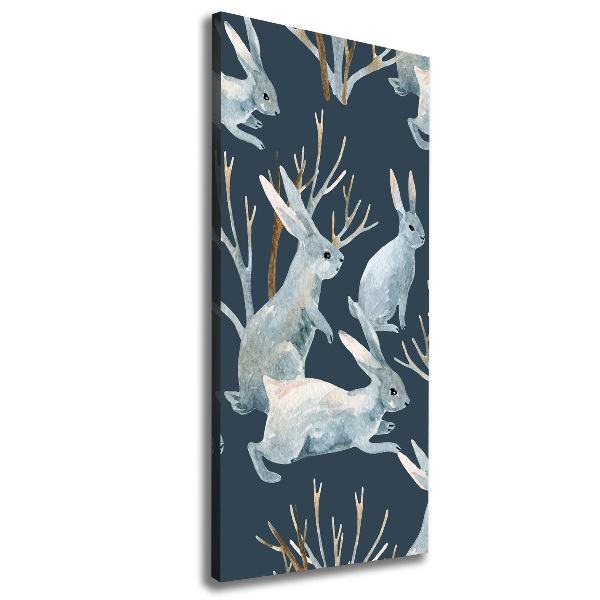 Foto auf leinwand vertikales Kaninchen