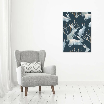 Foto auf leinwand vertikales Kaninchen