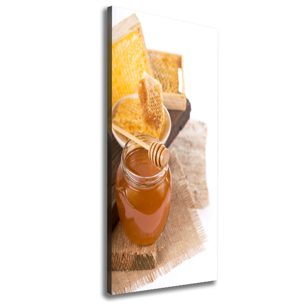 Wandbild vertikales Honigwaben