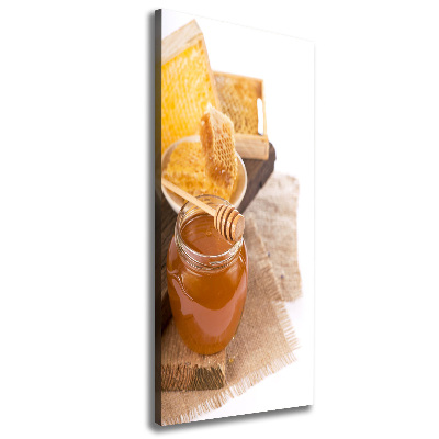Wandbild vertikales Honigwaben