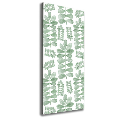 Wandbild vertikales Eukalyptusblätter