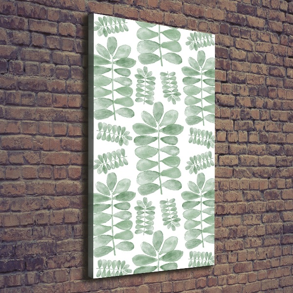 Wandbild vertikales Eukalyptusblätter